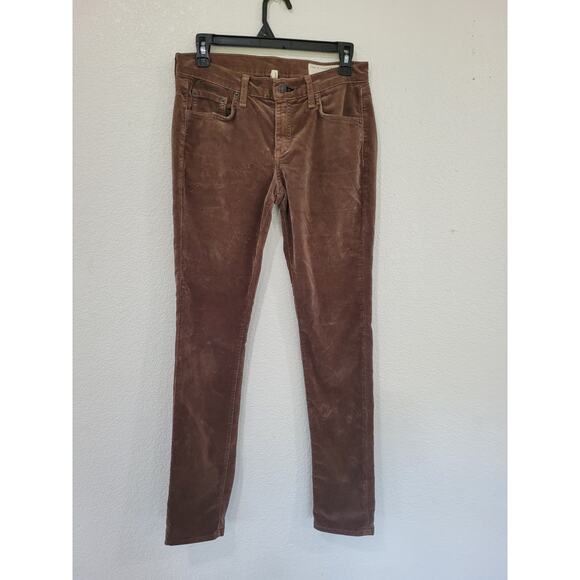 rag & bone Women's Brown Corduroy Skinny Pants size 28‎ #17 - Picture 1 of 10